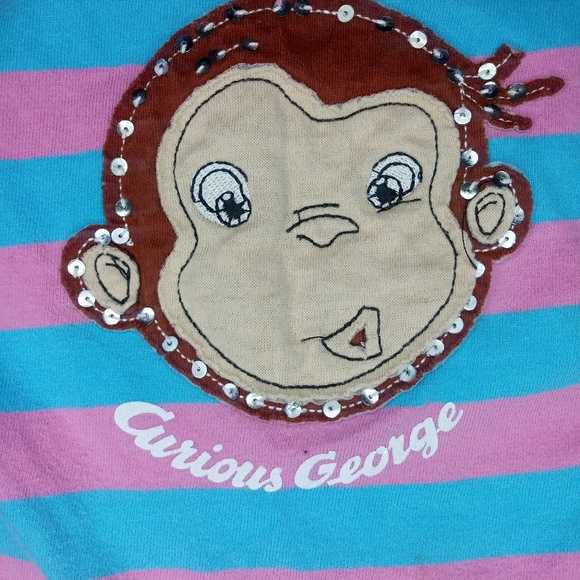 Curious George Girls T-Shirt - Picture 2 of 5